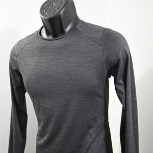 REI Co-op Long‎ Sleeve Shirt Women Medium Gray Activewear Thumbholes Raglan